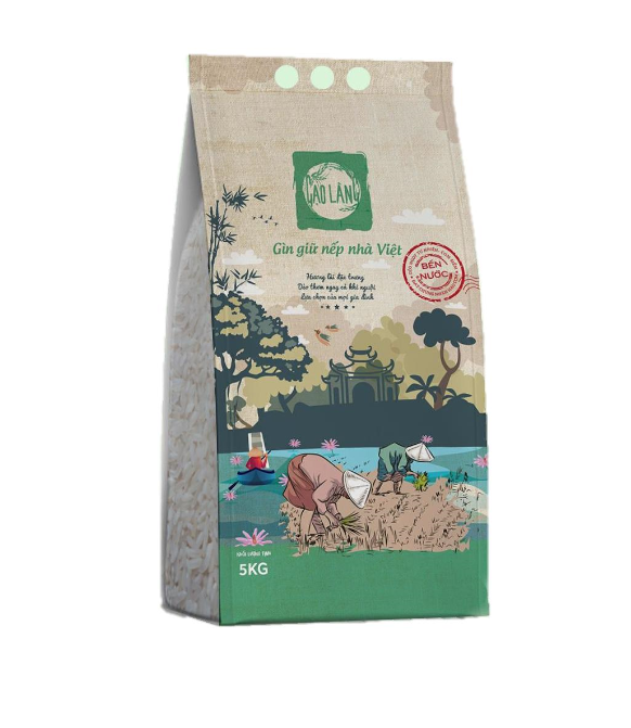 Gạo Bến Nước gói 5 Kg